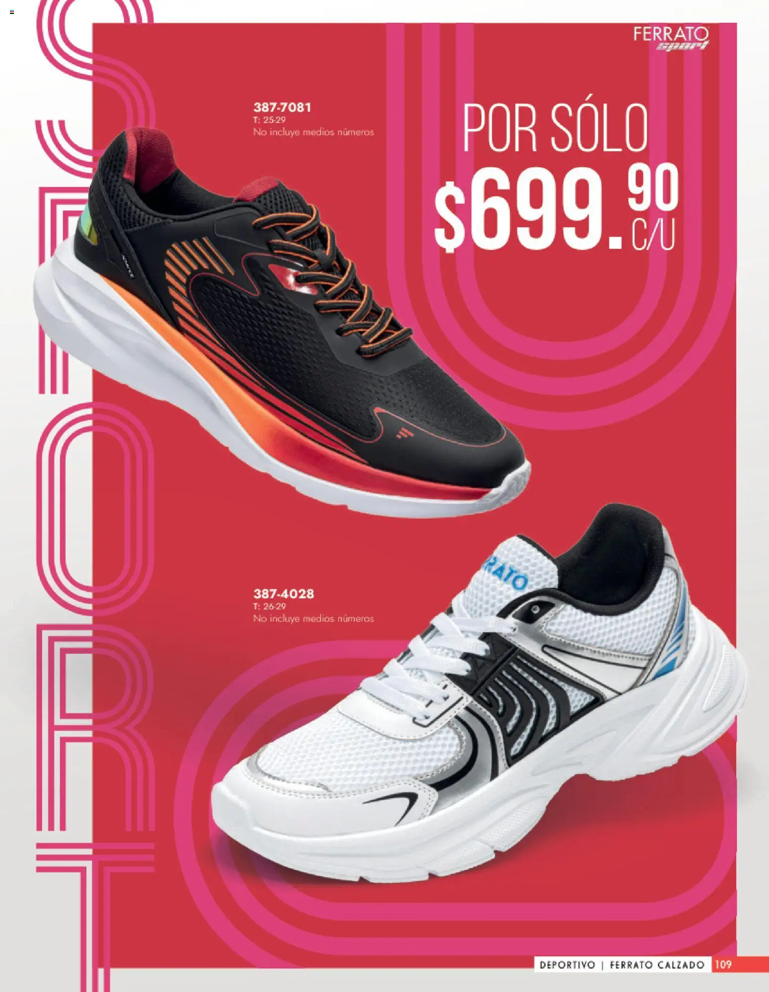 Nuevas ofertas de Andrea válidas en toda la República Mexicana desde el 25.01.2026. ¡Encuentra las mejores ofertas en Andrea catálogo Calzado Caballero! | Página: 109