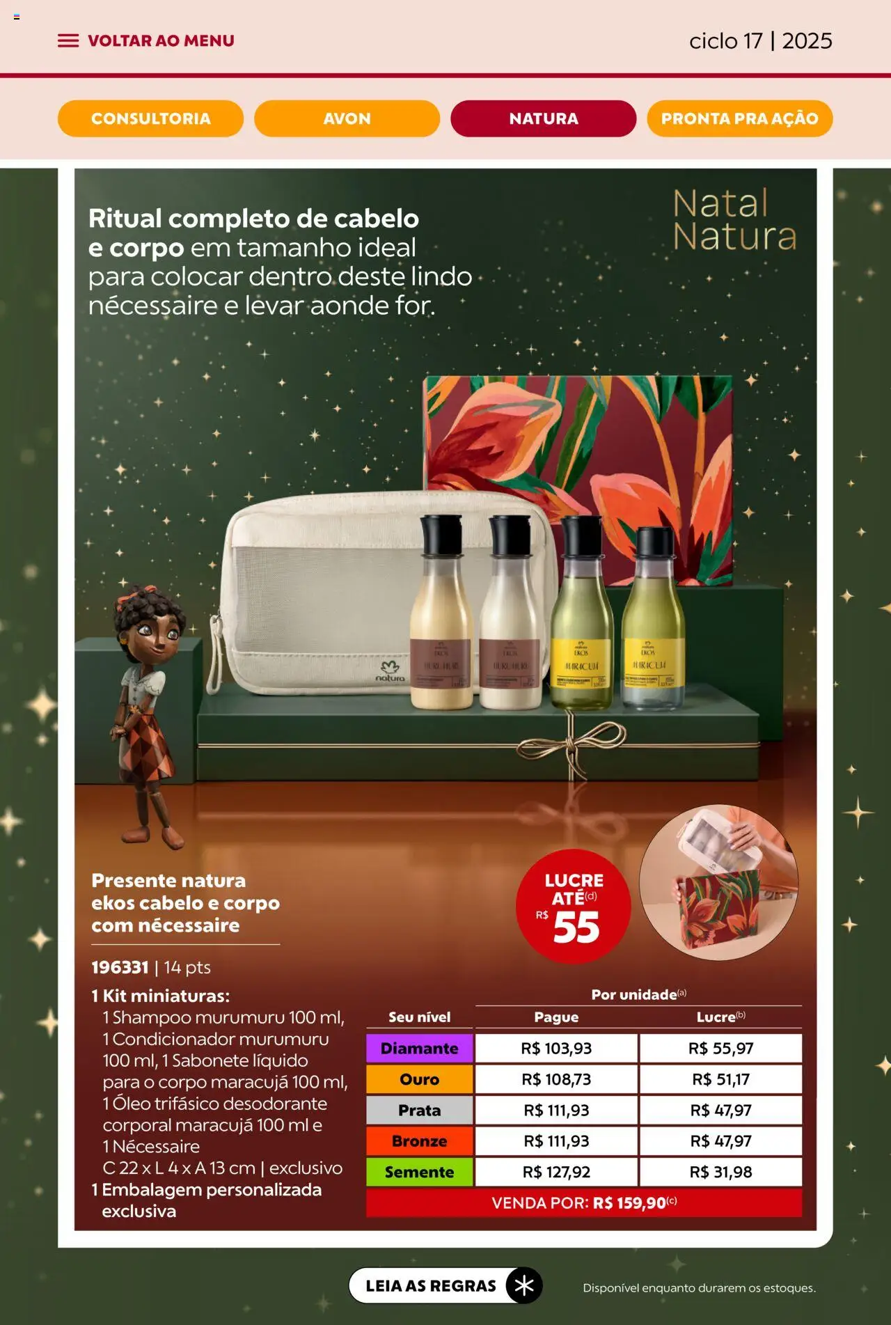 Avon Folheto - válido de 07.10.2025 | Página: 48 | Produtos: Shampoo, Óleo, Sabonete, Sabonete líquido