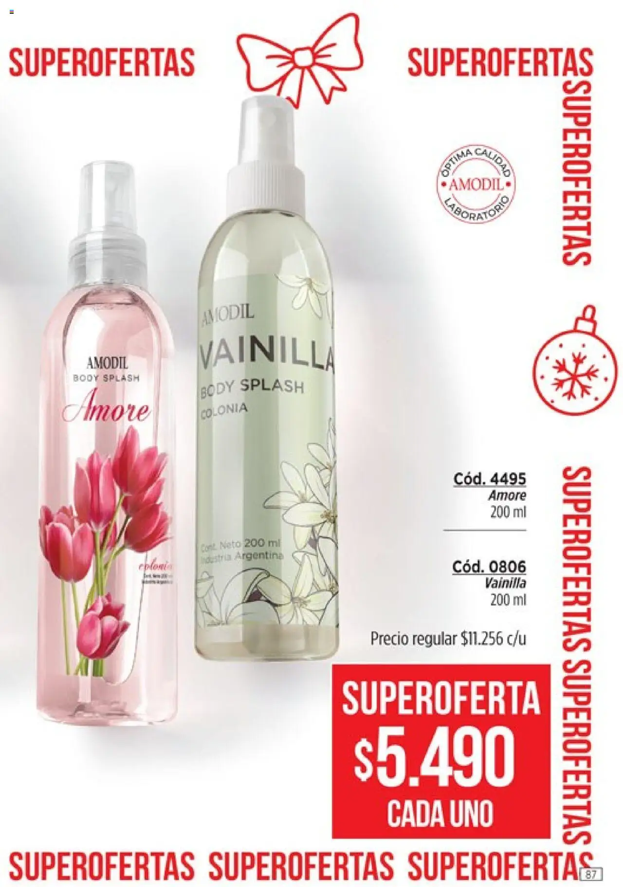 Catálogo Amodil Campaña 17/2025 │ válido desde el 14.10.2025 | Página: 87 | Productos: Body