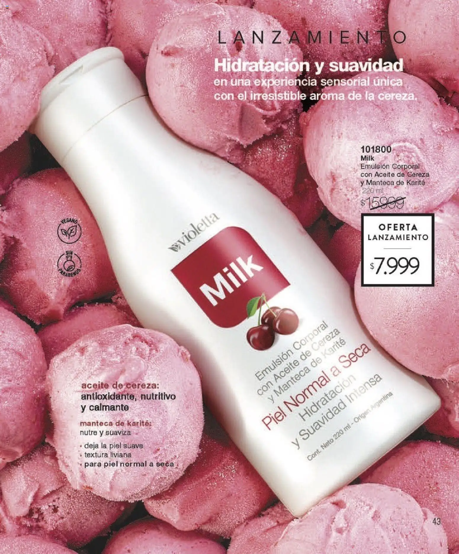 Violetta - Violetta Cosméticos │ válido desde el 05.02.2026 | Página: 43 | Productos: Aceite, Emulsión, Manteca