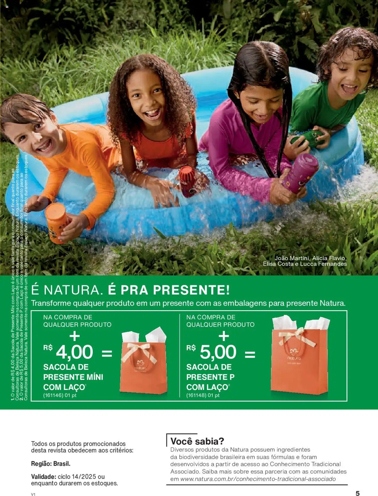 Natura Folheto - válido de 18.08.2025 | Página: 5 | Produtos: Revista