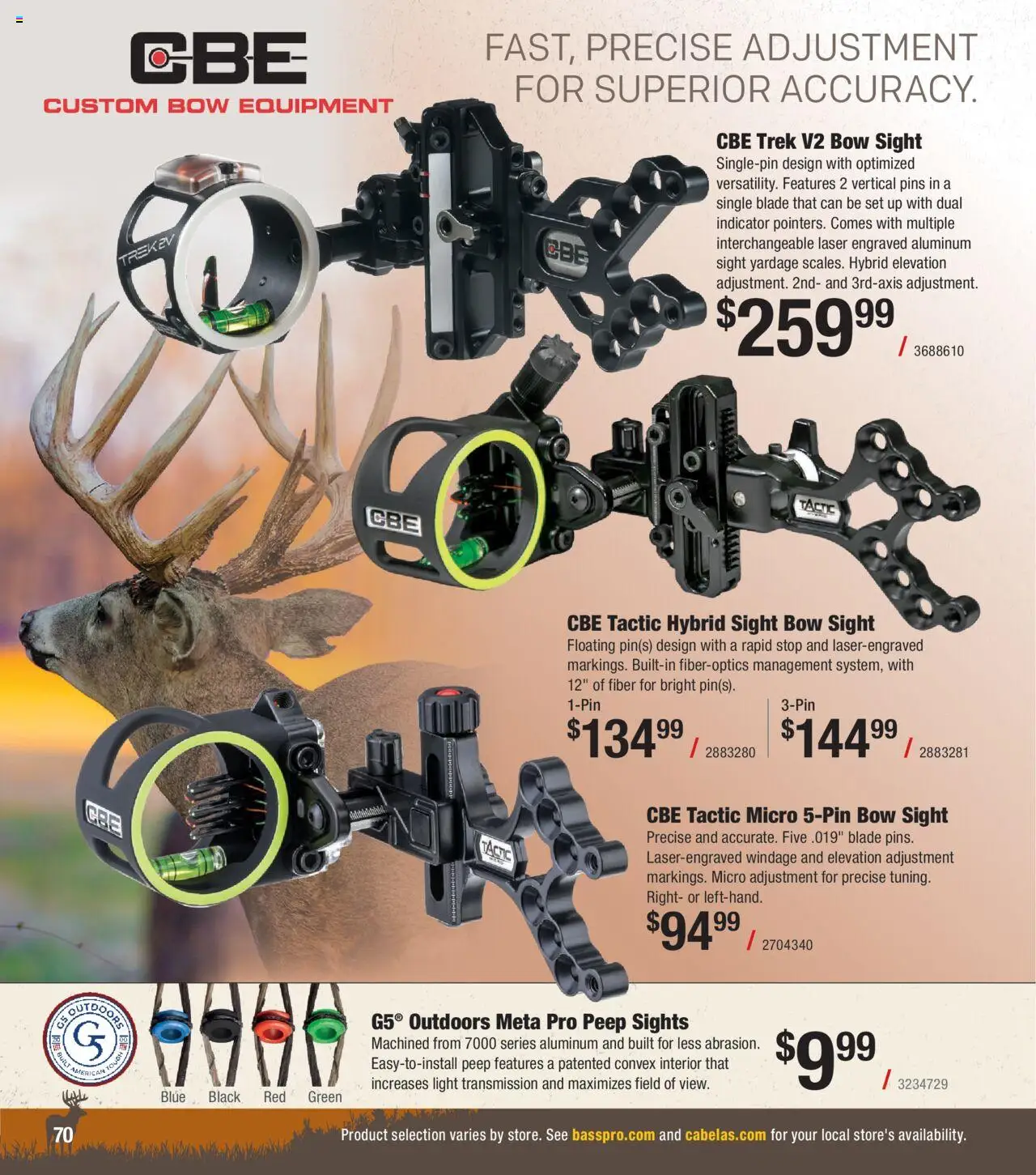 Cabela's Archery 25 - valid from 15.07.2025 | Page: 70 | Products: Bow, Quilt
