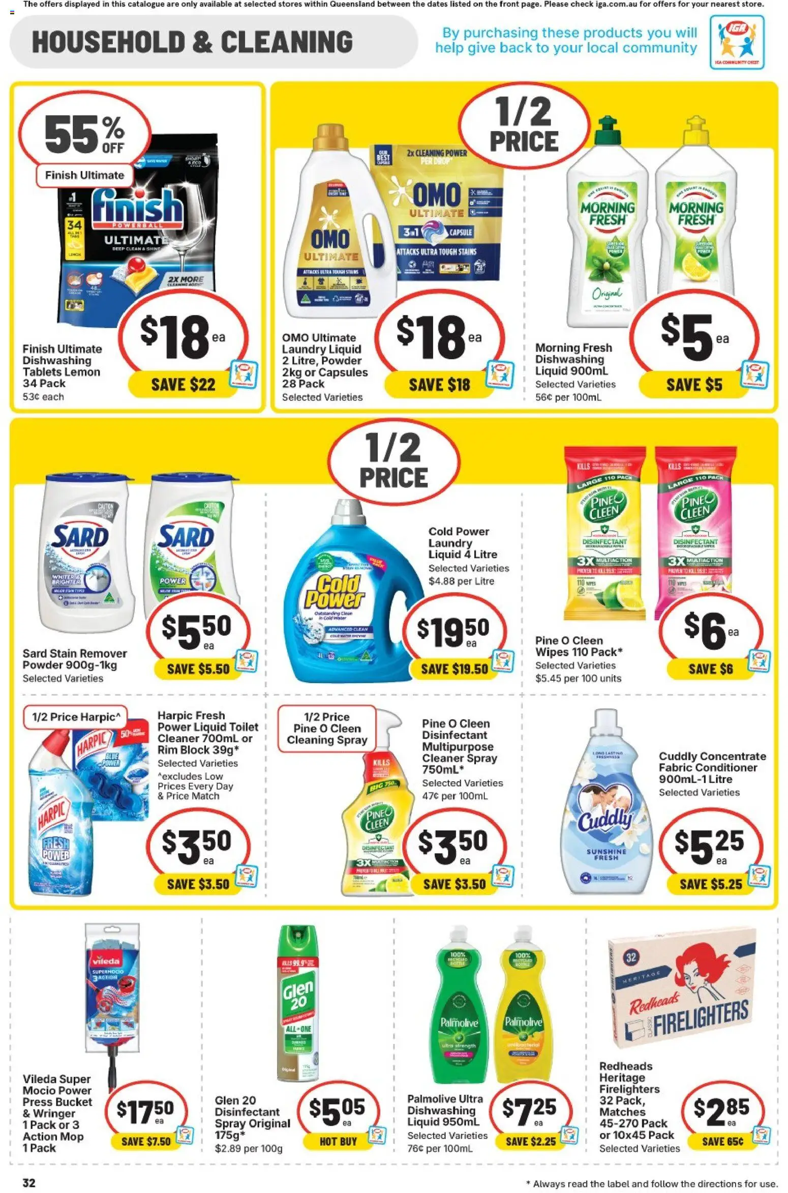 IGA catalogue - valid from 11.03.2026 | Page: 34 | Products: Powder, Water, Laundry, Tablets