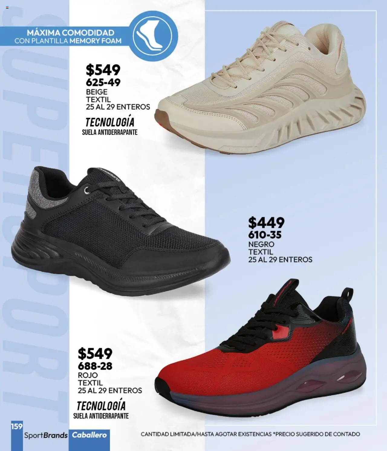 Nuevas ofertas de Cklass válidas en toda la República Mexicana desde el 16.09.2025. ¡Encuentra las mejores ofertas en Cklass - Catálogo Invierno Sportbrands! | Página: 160