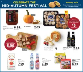 Preview of QFC weekly ads valid from 01.10.2025 | Page: 12 | Products: Bakery, Mushrooms, Rice, Sauce