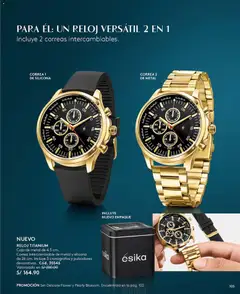 Vista previa de folleto Ésika - Campaña 5 de la Ésika válido desde 21.02.2026 | Página: 105 | Productos: Caja, Reloj, Empaque