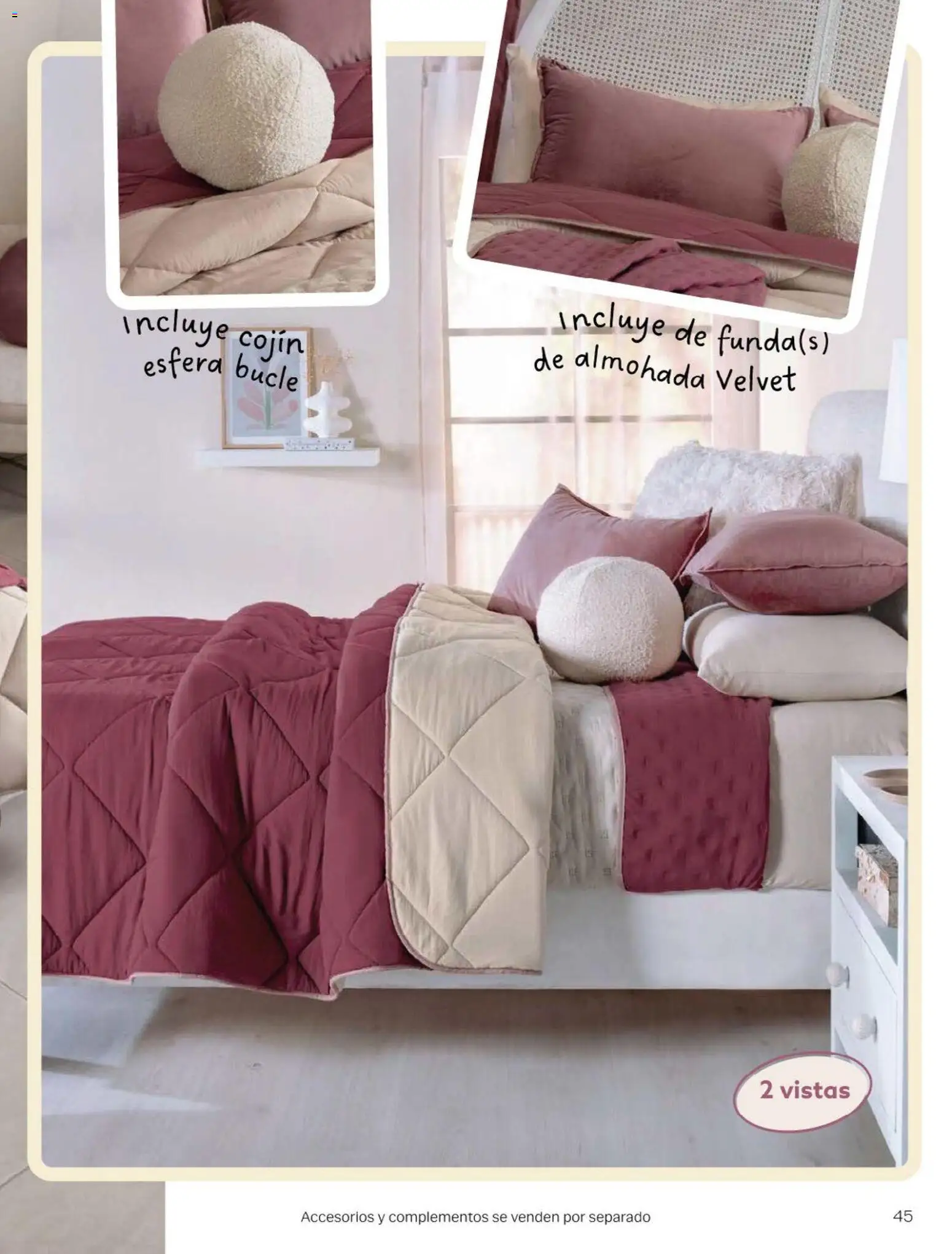 Nuevas ofertas de Vianney válidas en toda la República Mexicana desde el 23.01.2026. ¡Encuentra las mejores ofertas en Vianney catálogo Chavos! | Página: 47 | Productos: Almohada