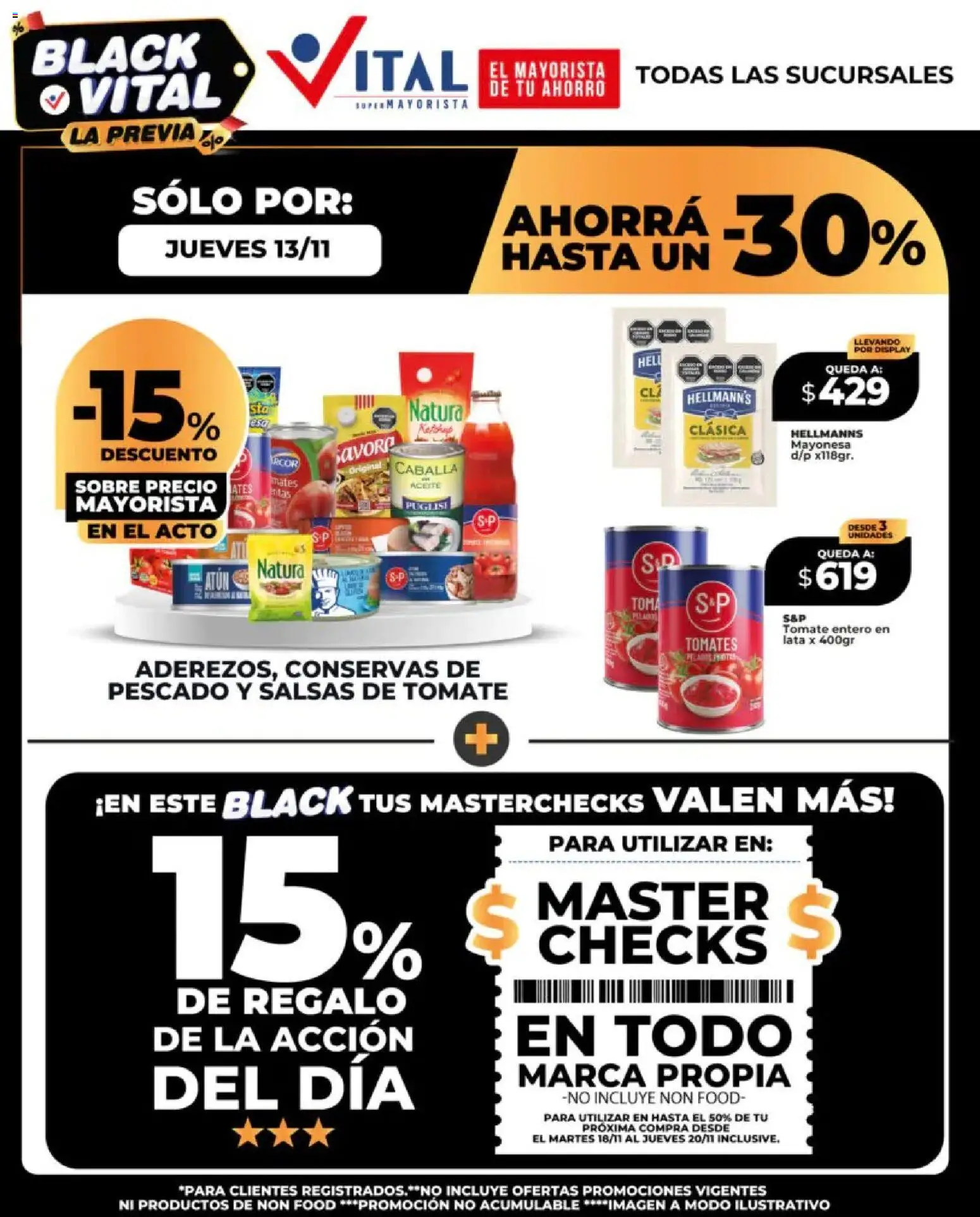 Vital - Sólo por │ válido desde el 13.11.2025 | Página: 2 | Productos: Sobre, Aceite, Tomate, Tomates