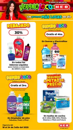 Nuevas ofertas de H-E-B válidas en toda la República Mexicana desde el 18.07.2025. ¡Encuentra las mejores ofertas en H-E-B folleto! | Página: 5