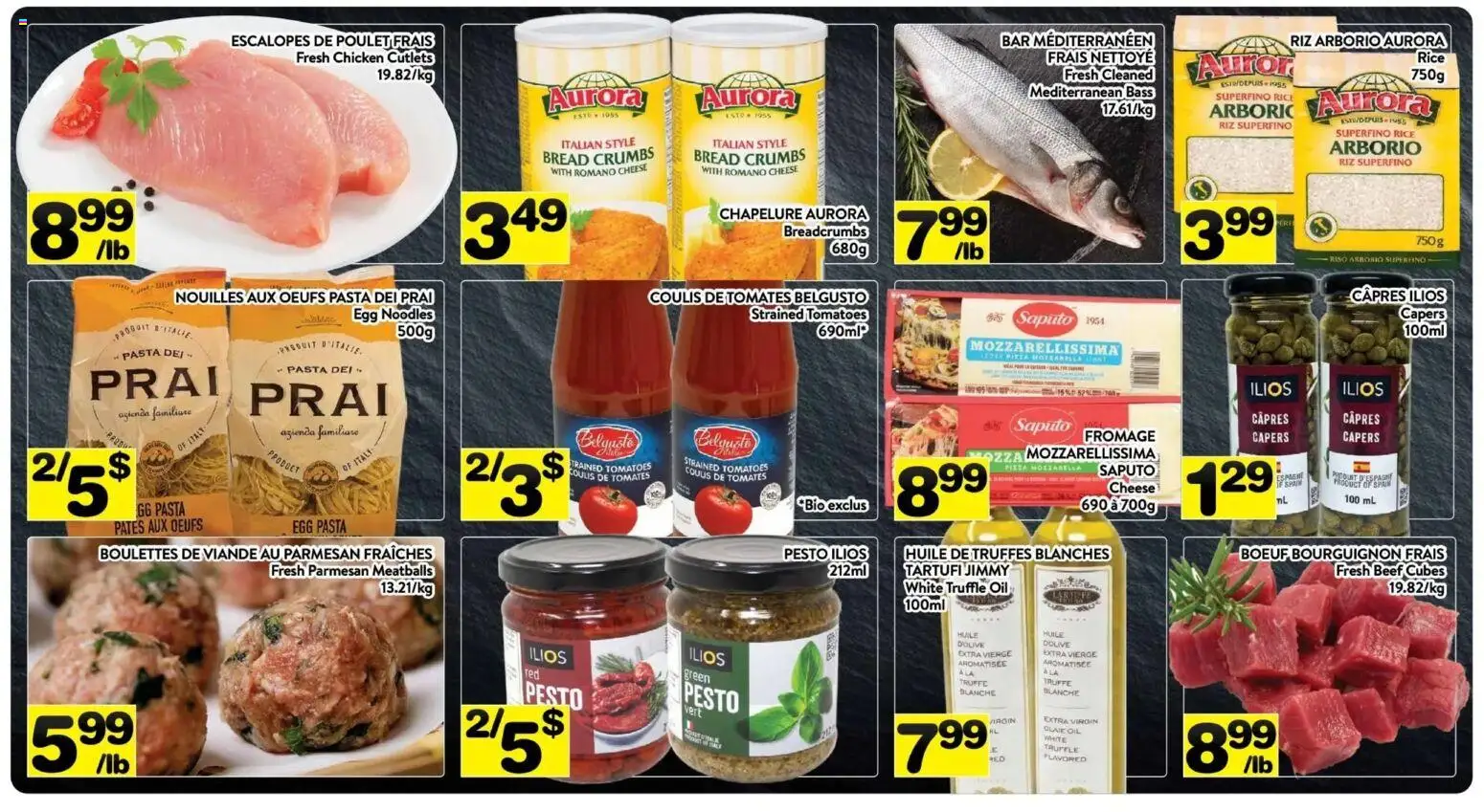 Pa Supermarché flyer valid from 15.12.2025 | Page: 5 | Products: Noodles, Beef, Cheese, Chicken