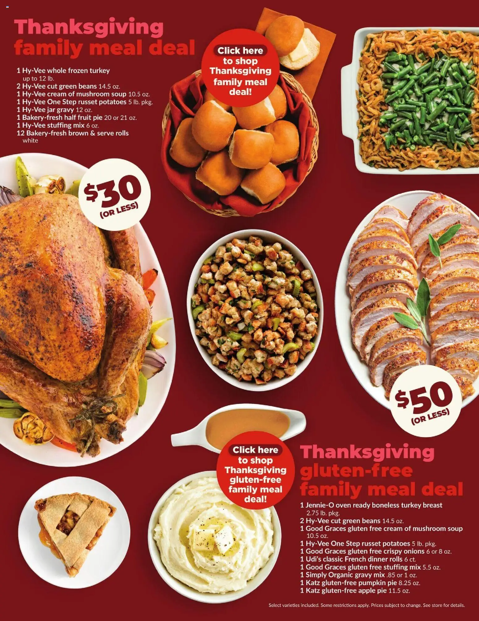 HyVee Weekly Ad - valid from 17.11.2025 | Page: 6 | Products: Cream, Pumpkin, Apple Pie, Oven