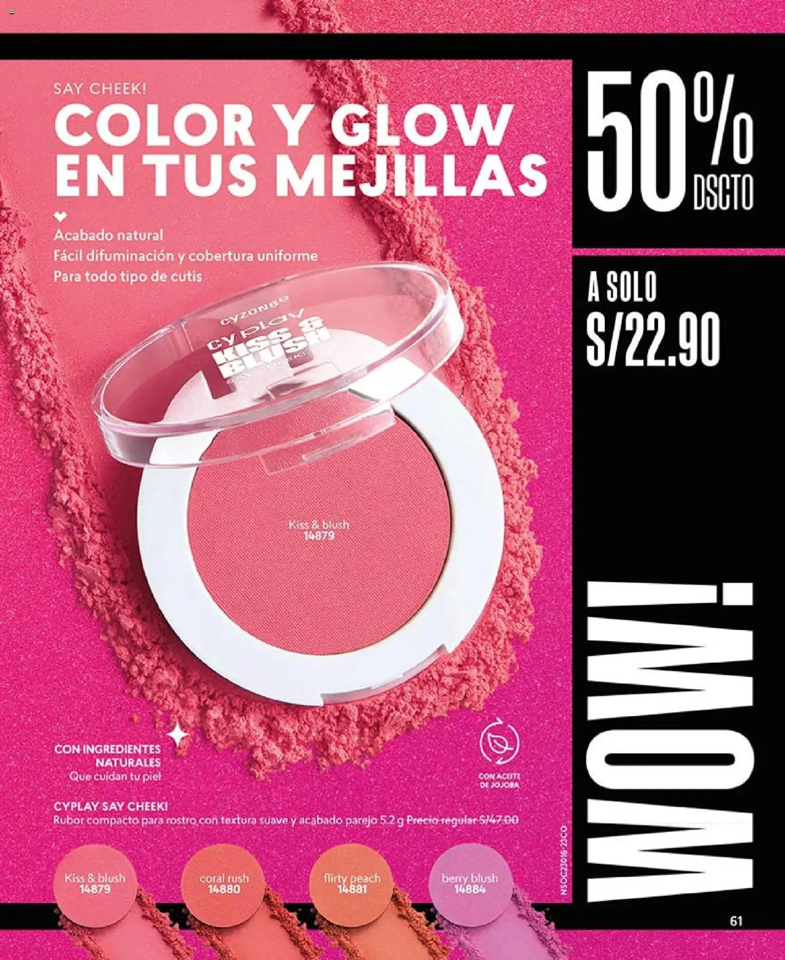 Catálogo CyZone válido desde 14.11.2025 | Página: 73 | Productos: Aceite, Rubor