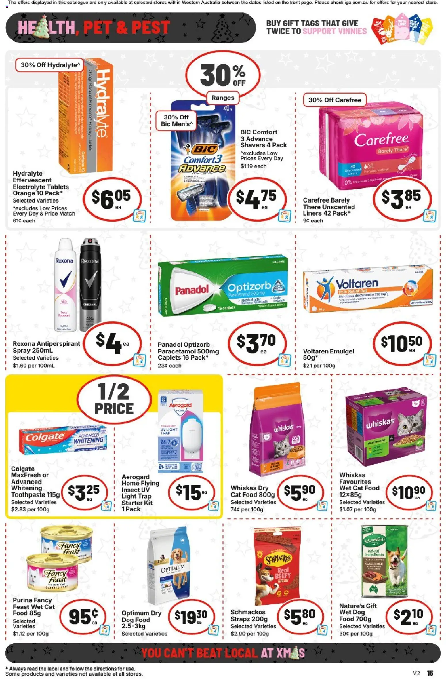 IGA catalogue - valid from 17.12.2025 | Page: 15 | Products: Toothpaste, Dog food, Tablet, Tablets