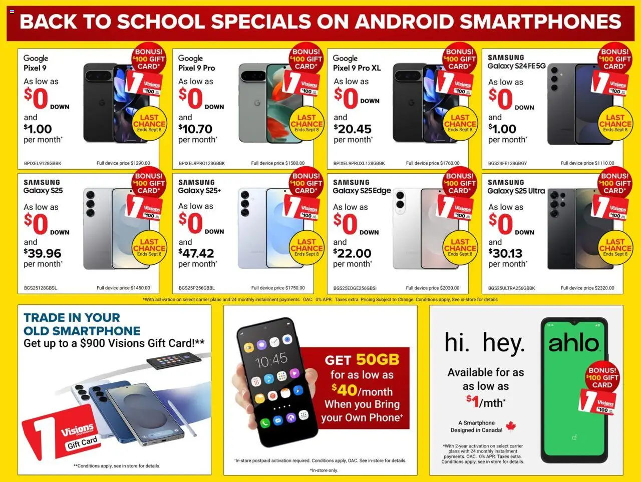Visions flyer valid from 05.09.2025 | Page: 5 | Products: Phone, Smartphone