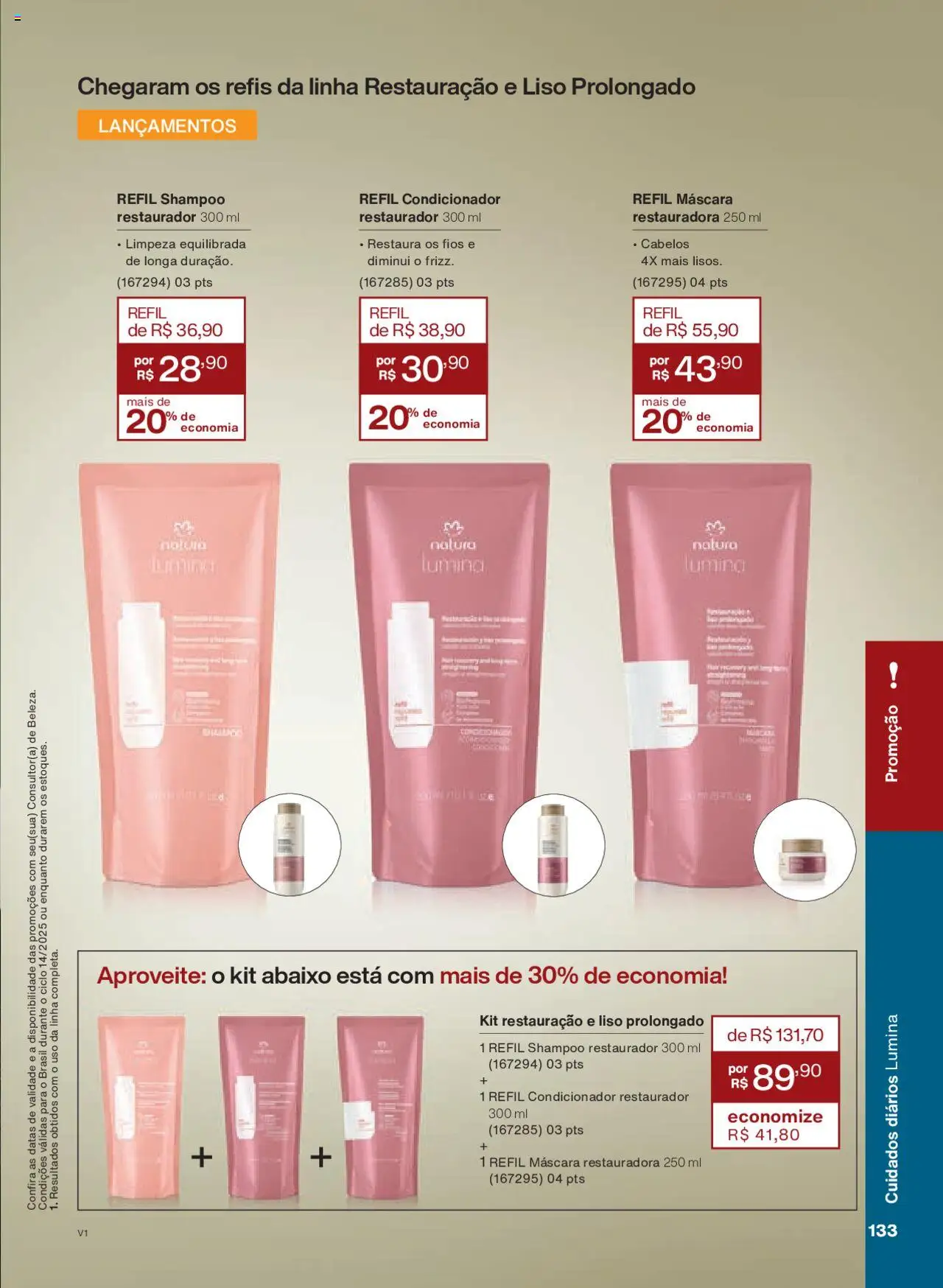 Natura Folheto - válido de 18.08.2025 | Página: 133 | Produtos: Shampoo, Condicionador