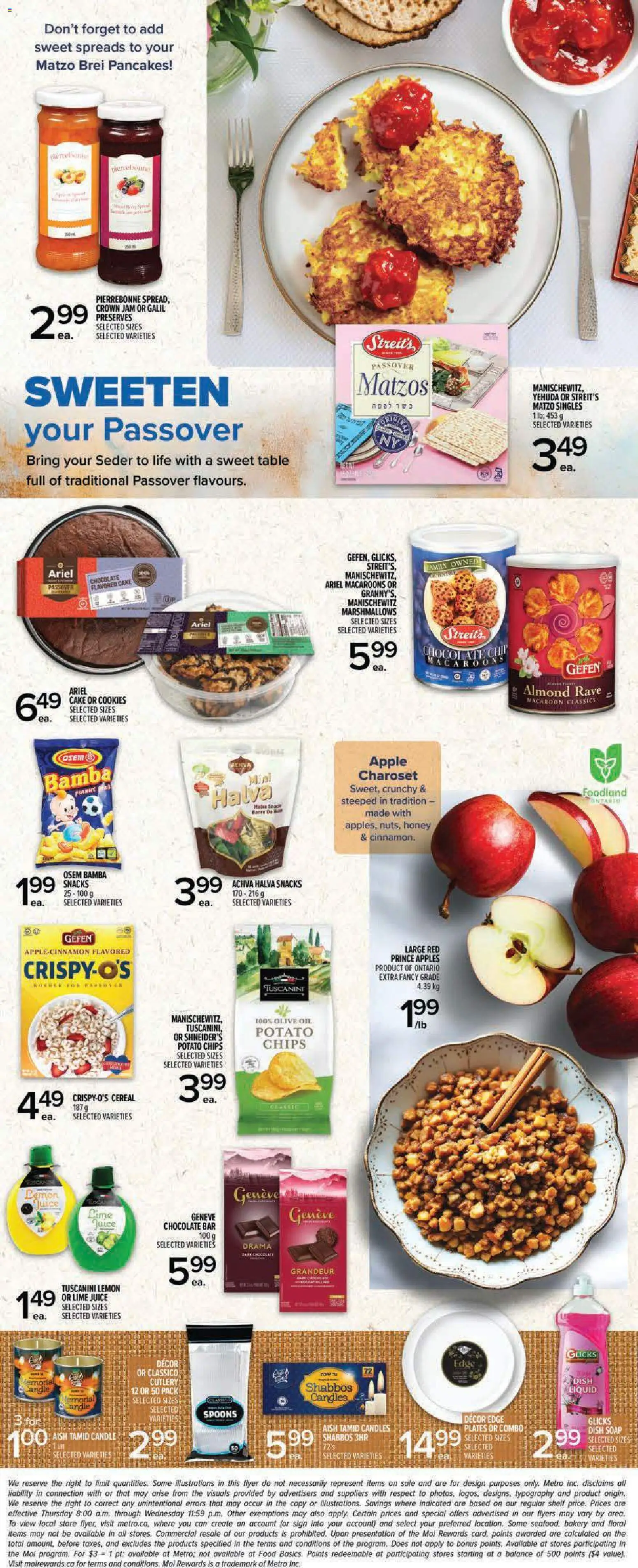 Metro flyer valid from 05.03.2026 | Page: 4 | Products: Soap, Shelf, Juice, Apples