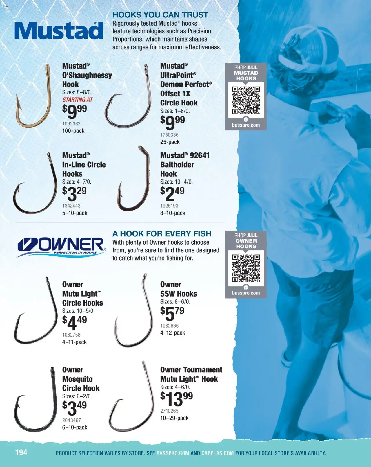 Cabela's Saltwater Specialist 25 - valid from 01.01.2025 | Page: 194 | Products: Hook, Fish