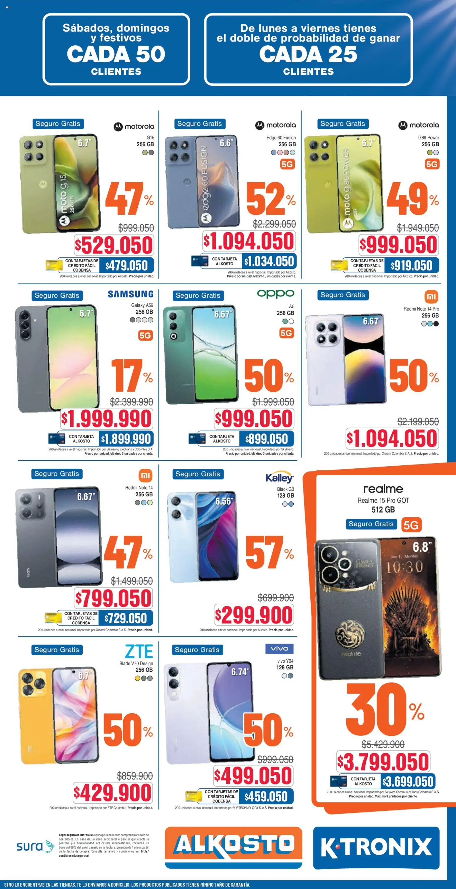 Alkosto revista - valida desde el 15.11.2025 | Página: 5 | Productos: Té, Caso