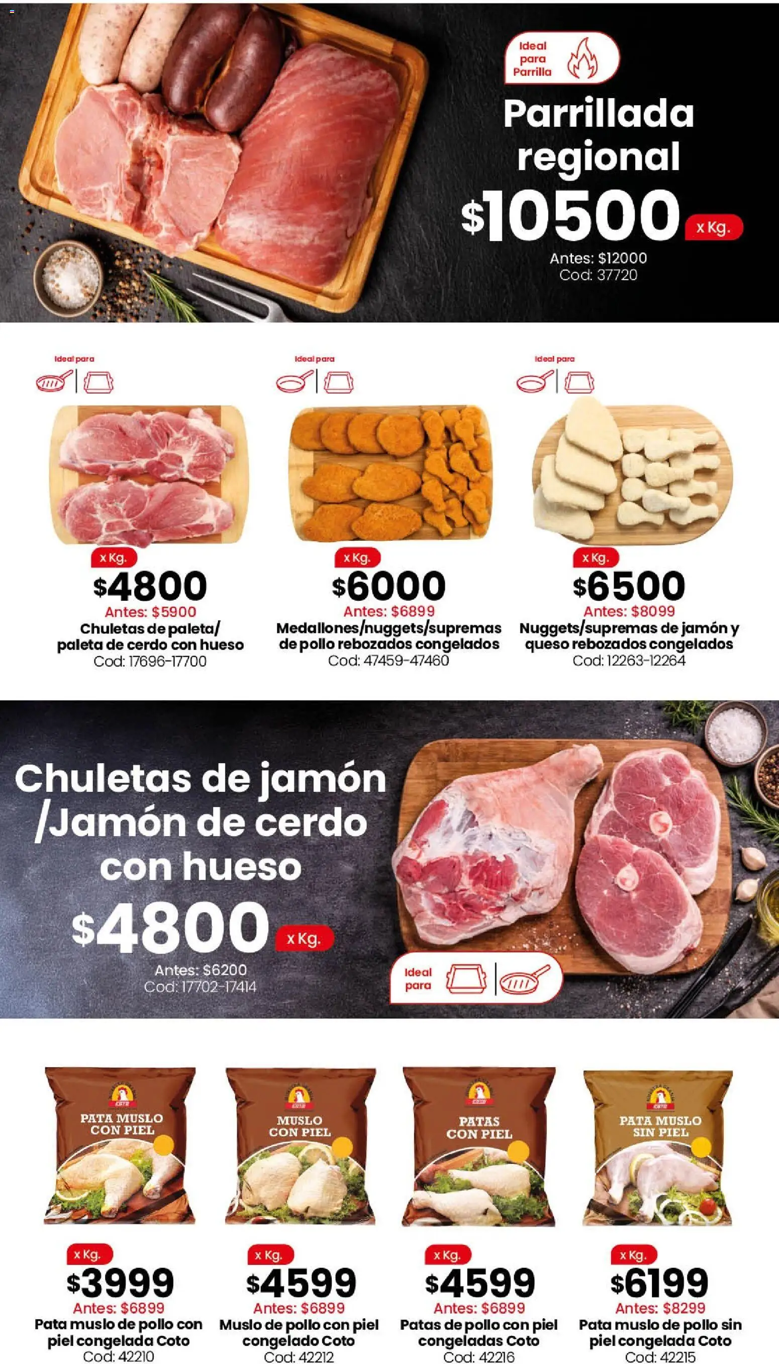Coto - Ofertas │ válido desde el 06.04.2026 | Página: 2 | Productos: Parrilla, Pollo, Jamón, Cerdo