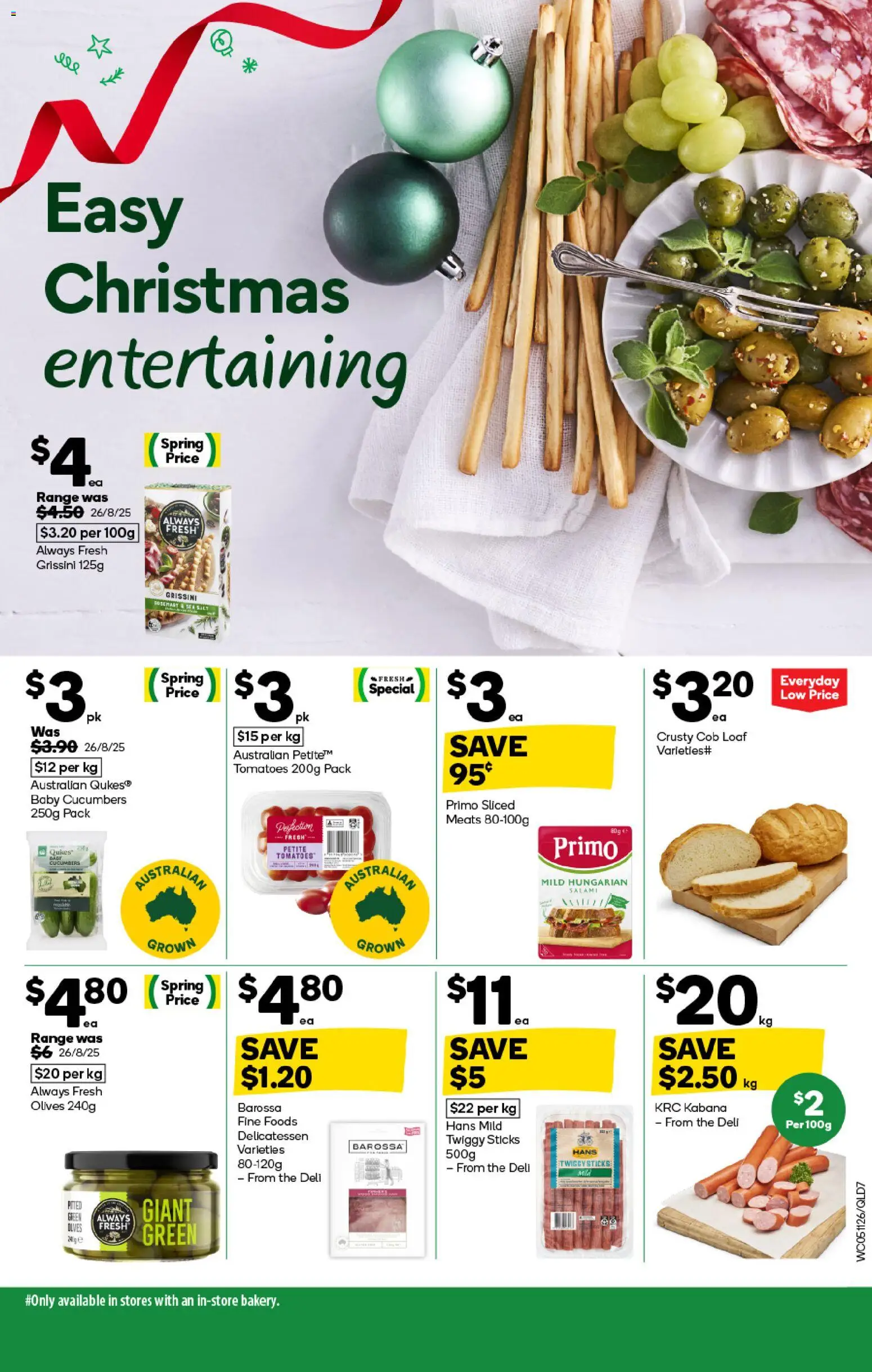 Woolworths catalogue - valid from 05.11.2025 | Page: 7 | Products: Tomatoes, Olives, Cucumbers, Salt