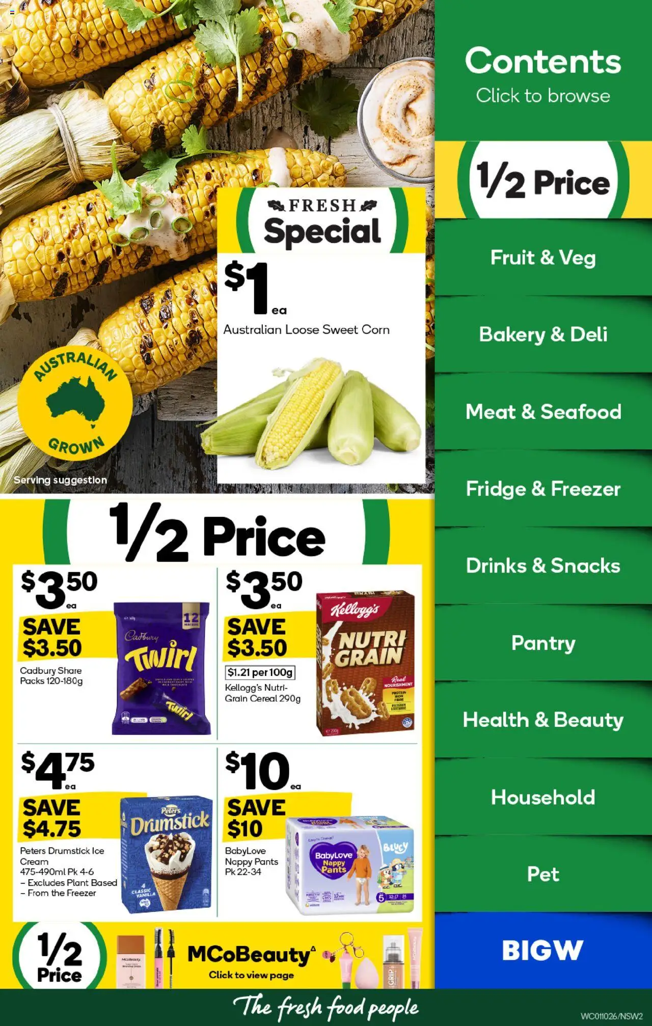 Woolworths catalogue - valid from 01.10.2025 | Page: 2 | Products: Household, Plant, Meat, Cereal
