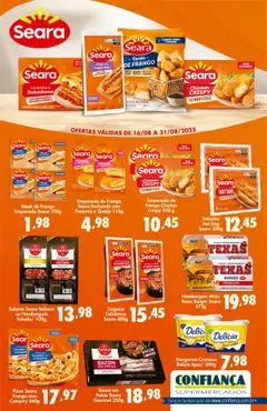 Confiança Folheto - válido de 16.08.2025 | Página: 1 | Produtos: Forno, Catupiry, Hambúrguer, Peito de frango