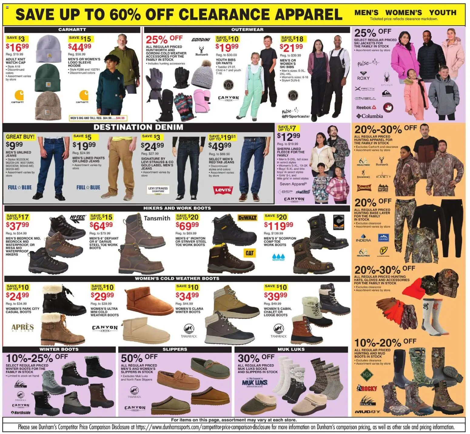 Dunham's Sports Weekly Ad - valid from 03.01.2026 | Page: 3 | Products: Hoodie, Cap, Gloves, Watch