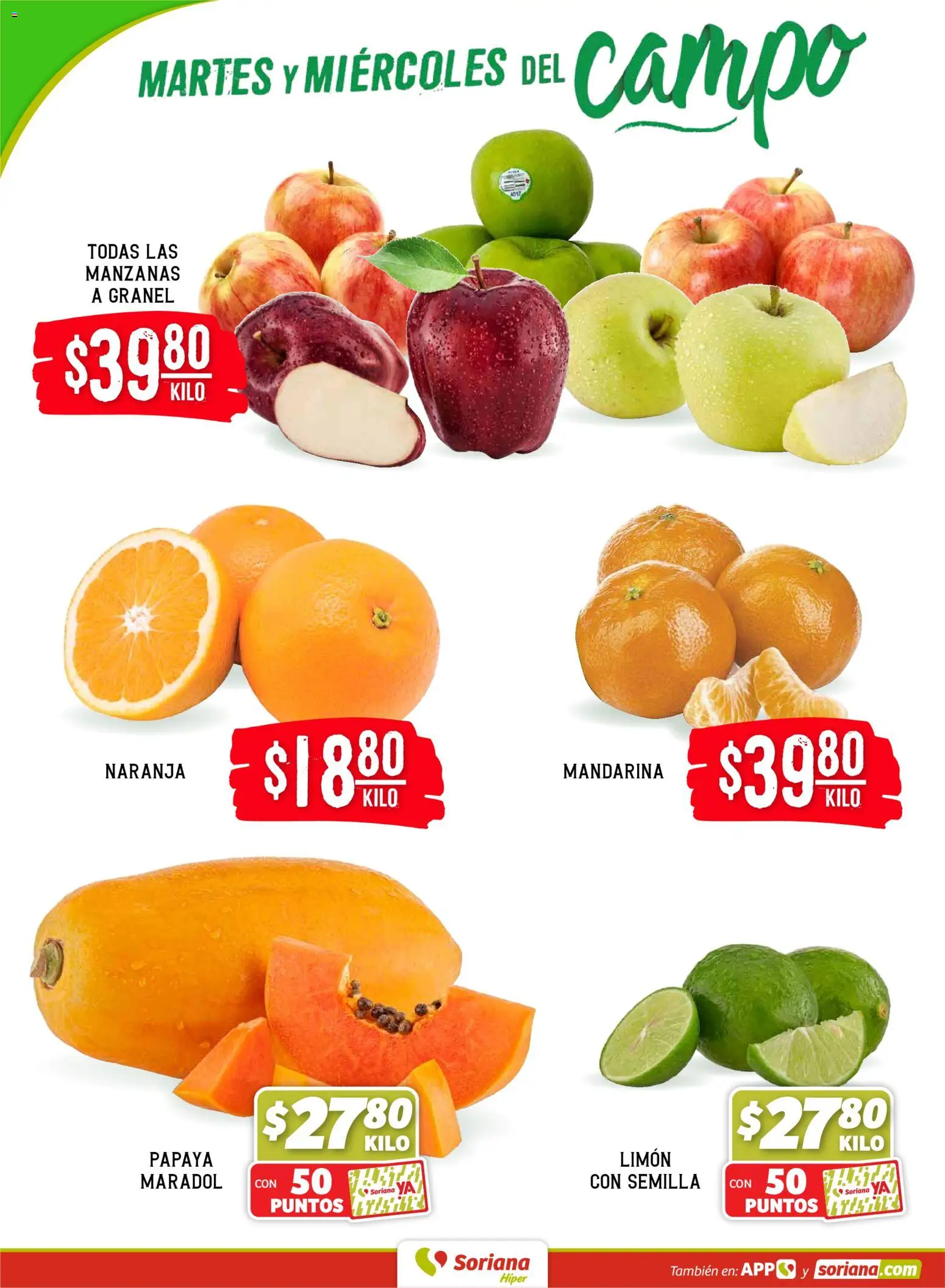 Nuevas ofertas de Soriana válidas en toda la República Mexicana desde el 17.02.2026. ¡Encuentra las mejores ofertas en Soriana - Martes y Miércoles del Campo Híper: Chih, Delicias, Dur y Coah (excepto Saltillo)! | Página: 2