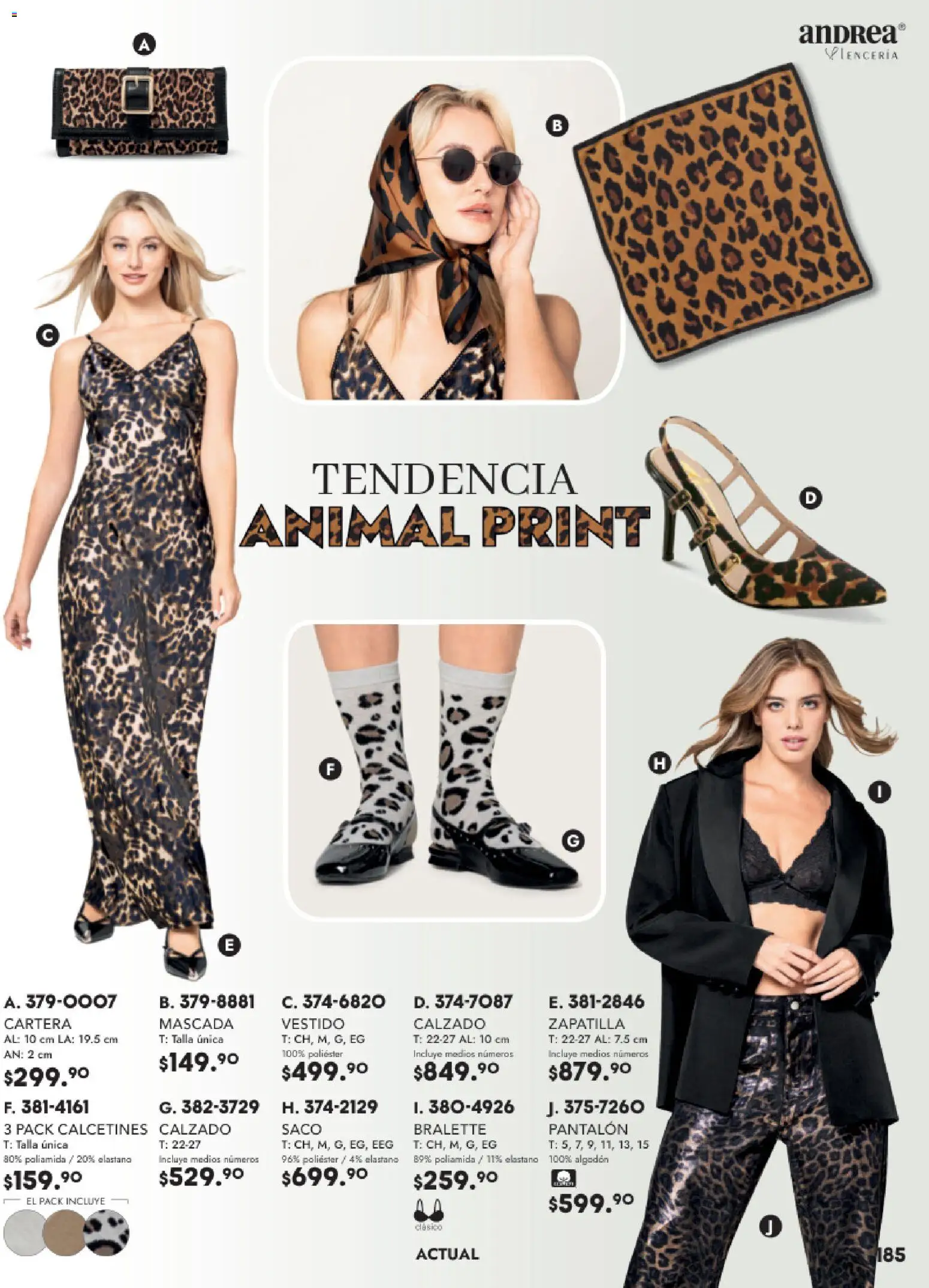 Nuevas ofertas de Andrea válidas en toda la República Mexicana desde el 26.11.2025. ¡Encuentra las mejores ofertas en Andrea catálogo Lancería, Vestir Interior otoño 2025! | Página: 21 | Productos: Algodón, Vestido