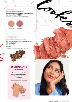 Vista previa Mary Kay catálogo válido desde el 03.12.2025 | Página: 65 | Productos: Iluminador, Rubor, Polvo, Radiante