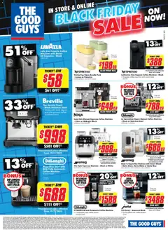 Preview of The Good Guys Black Friday - valid from 19.11.2025 | Page: 12 | Products: Cups, Diamond, Coffee, Espresso machine