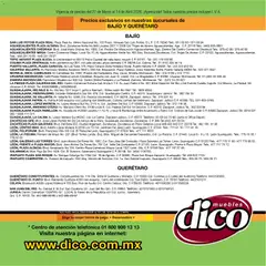 Vista previa de Muebles Dico catálogo Compara, no tienes que pagar más-Expo Show, nuevo folleto de la tienda, válido en México a partir del 27.03.2026 | Página: 20