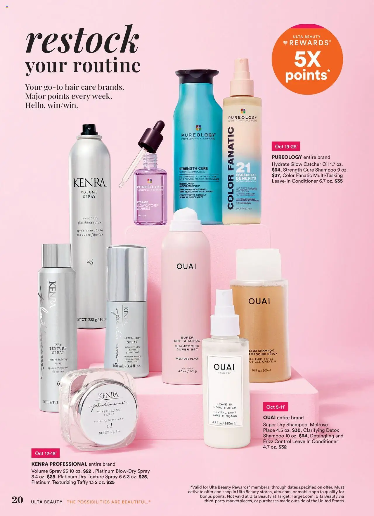 Ulta Beauty Weekly Ad - valid from 05.10.2025 | Page: 20 | Products: Shampoo, Conditioner, Oil