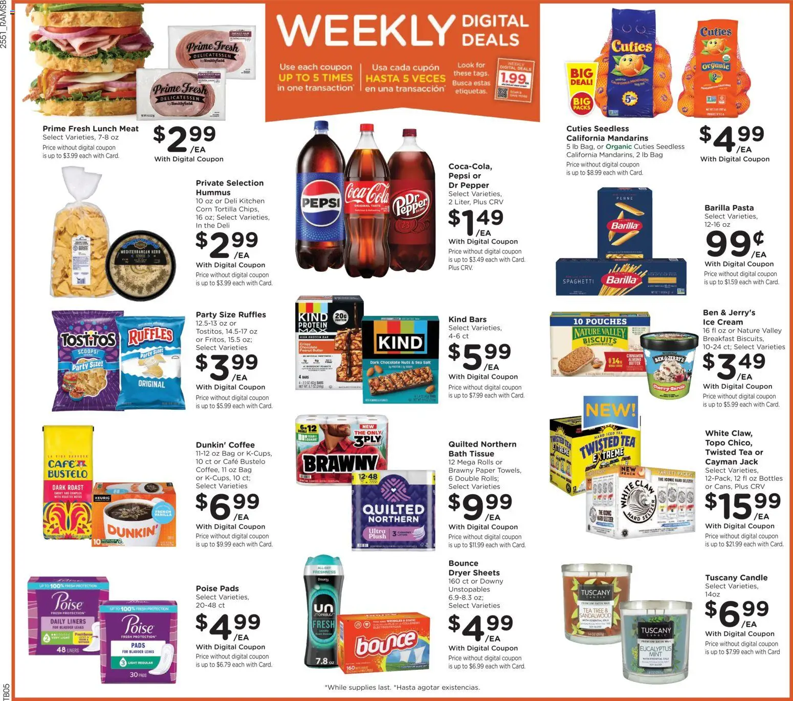 Ralphs Weekly Ad - valid from 21.01.2026 | Page: 2 | Products: Corn, Mandarins, Bath, Pads
