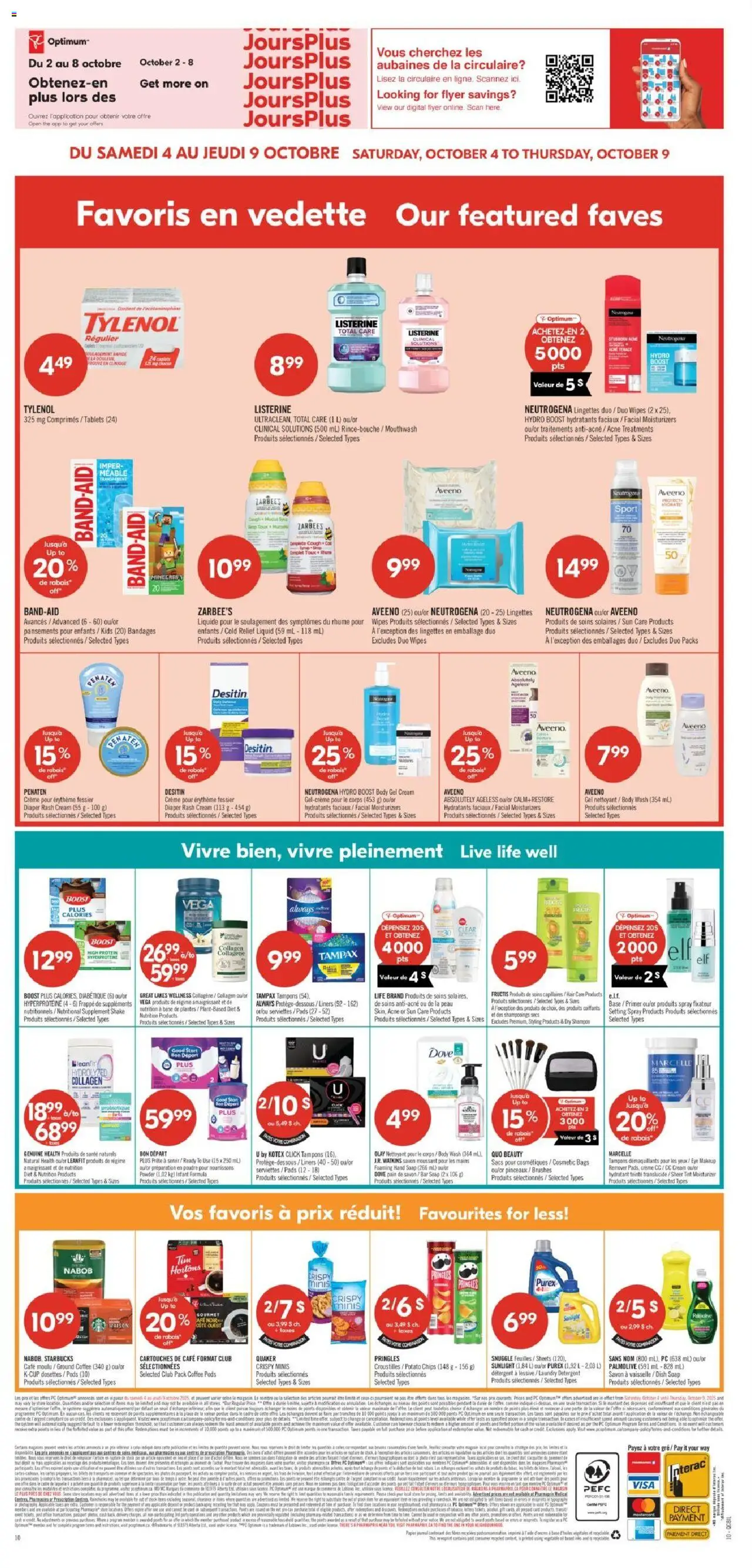 Pharmaprix flyer valid from 04.10.2025 | Page: 20 | Products: Chips, Cream, Body wash, Coffee