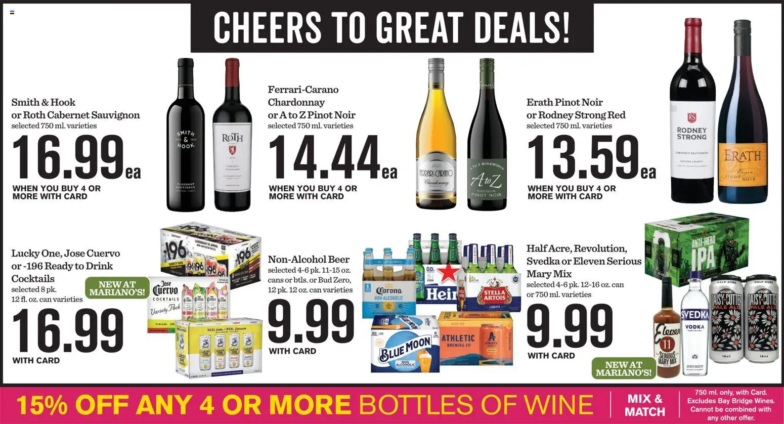 Mariano's Weekly Ad - valid from 25.02.2026 | Page: 9 | Products: Hook, Wine, Vodka, Cutter