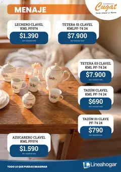 Cugat ofertas  válido desde el 03.03.2026 | Página: 11 | Productos: Tetera, Lechero, Azucarero