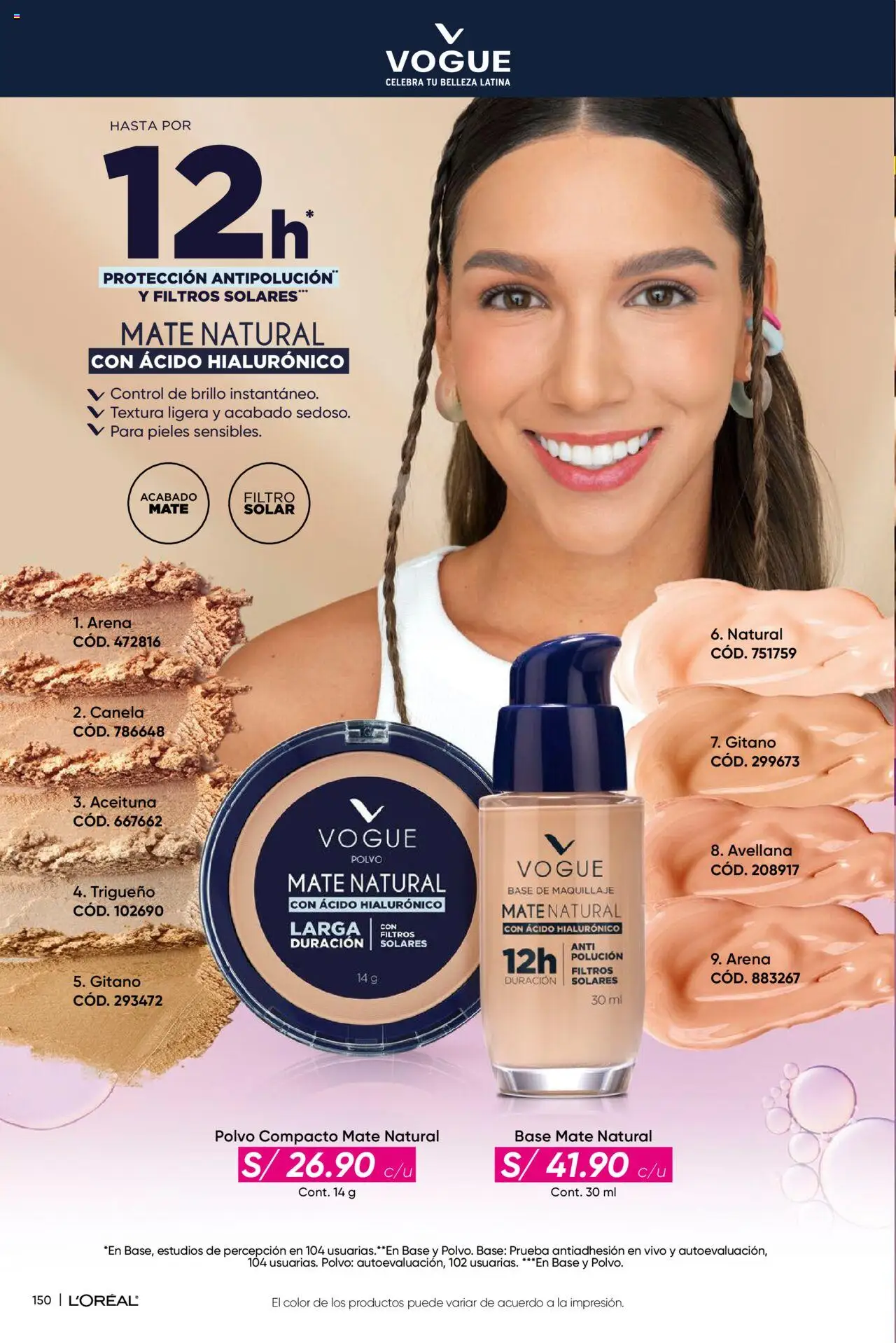 Catálogo Azzorti válido desde 18.08.2025 | Página: 154 | Productos: Maquillaje, Polvo
