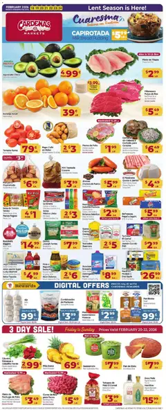 Preview of Cardenas weekly ads valid from 18.02.2026