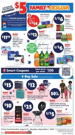 Preview of Family Dollar weekly ads valid from 24.08.2025