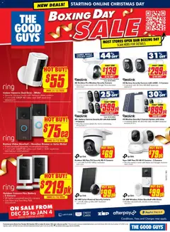 Preview of The Good Guys  Catalogue  - valid from 24.12.2025 | Page: 29 | Products: Battery, Doorbell, Smartphone, Camera