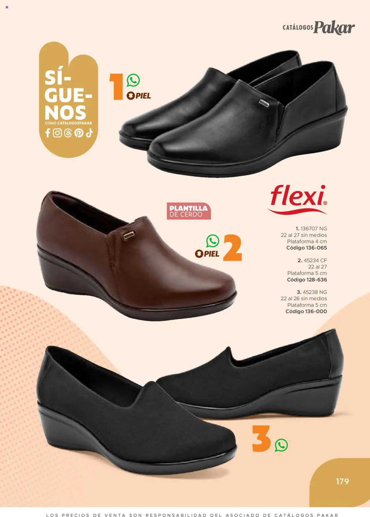 Nuevas ofertas de SC Pakar válidas en toda la República Mexicana desde el 24.07.2025. ¡Encuentra las mejores ofertas en SC Pakar Catálogo Mujer otoño / invierno! | Página: 179 | Productos: Cerdo