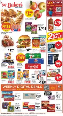 Preview of Baker's weekly ads valid from 10.09.2025