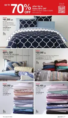 Preview of JCPenney weekly ads valid from 02.02.2026 | Page: 6 | Products: Comforter, Sheet