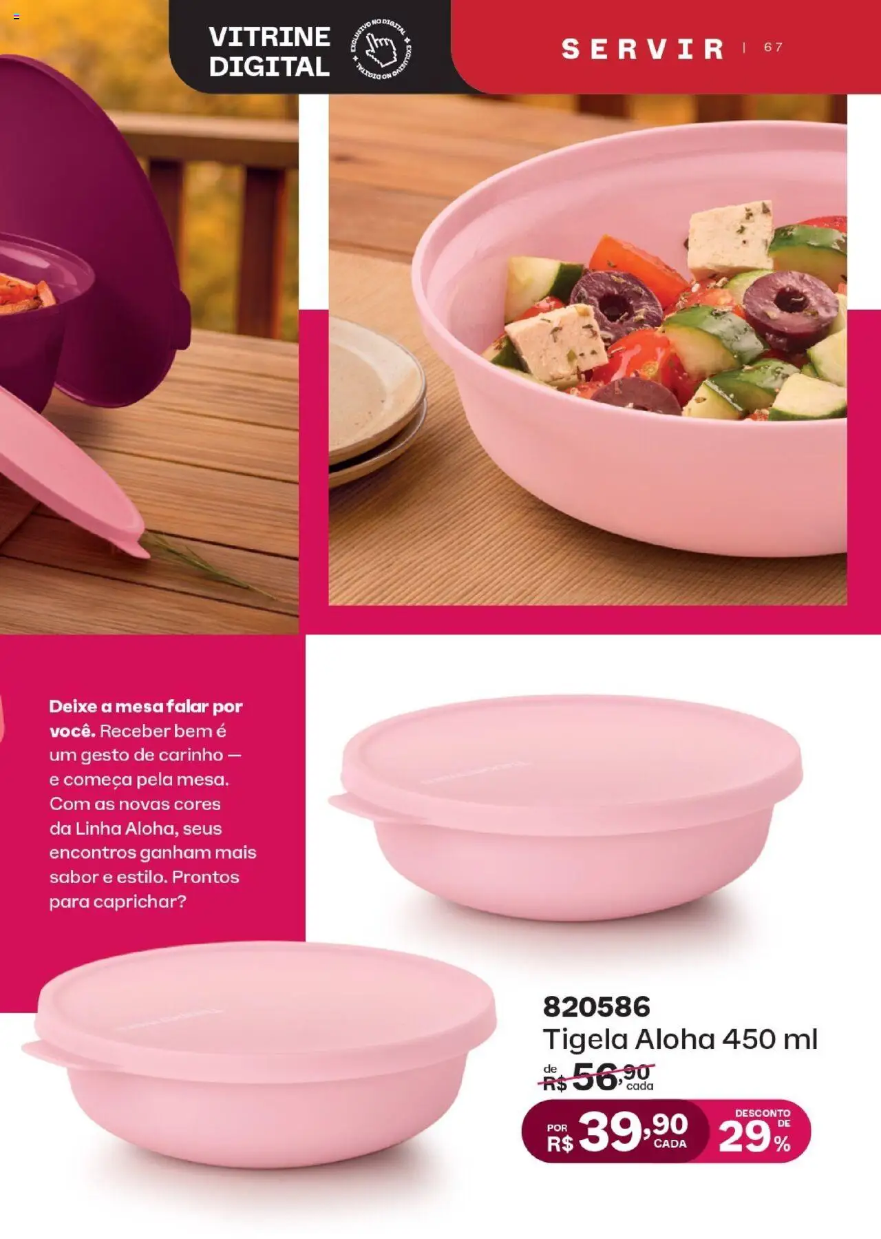 Tupperware Folheto - válido de 01.09.2025 | Página: 67 | Produtos: Mesa, Tigela