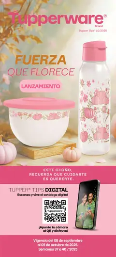 Vista previa de Tupperware - Catálogo, nuevo folleto de la tienda, válido en México a partir del 08.09.2025