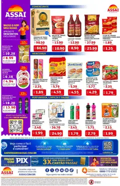 Encarte Assaí Atacadista - AL - Pré-Visualização do folheto da loja Assaí Atacadista, válido de 13.10.2025 | Página: 2 | Produtos: Farinha de trigo, Batata palha, Sardinha, Câmera