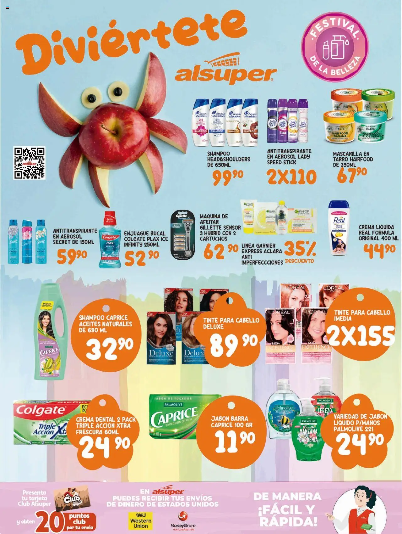 Nuevas ofertas de Alsuper válidas en toda la República Mexicana desde el 09.09.2025. ¡Encuentra las mejores ofertas en Alsuper - Folleto! | Página: 8 | Productos: Enjuague bucal, Jabón líquido, Crema, Barra