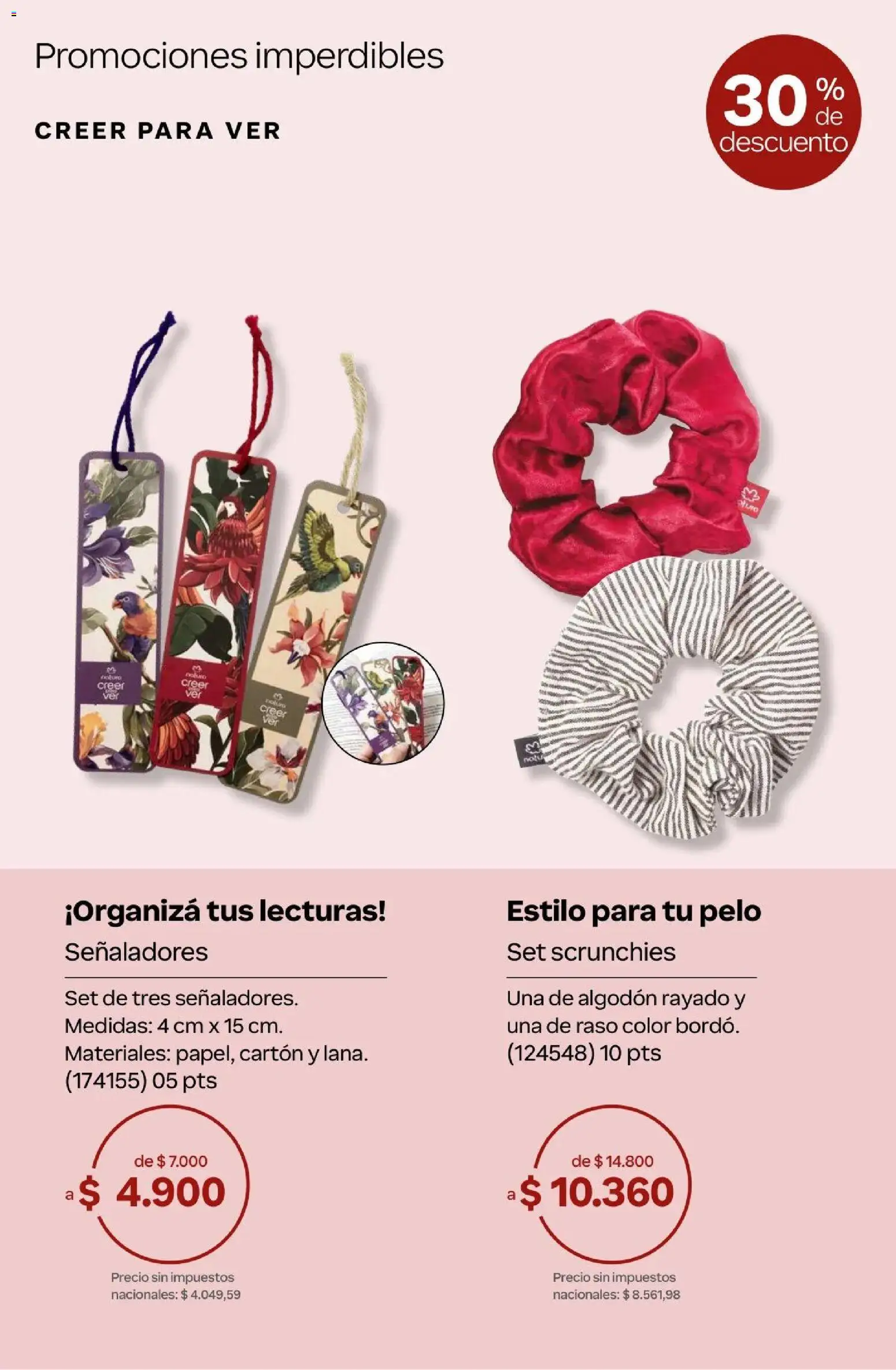 Natura Catálogo Ciclo 4/2026 │ válido desde el 01.04.2026 | Página: 47 | Productos: Algodón