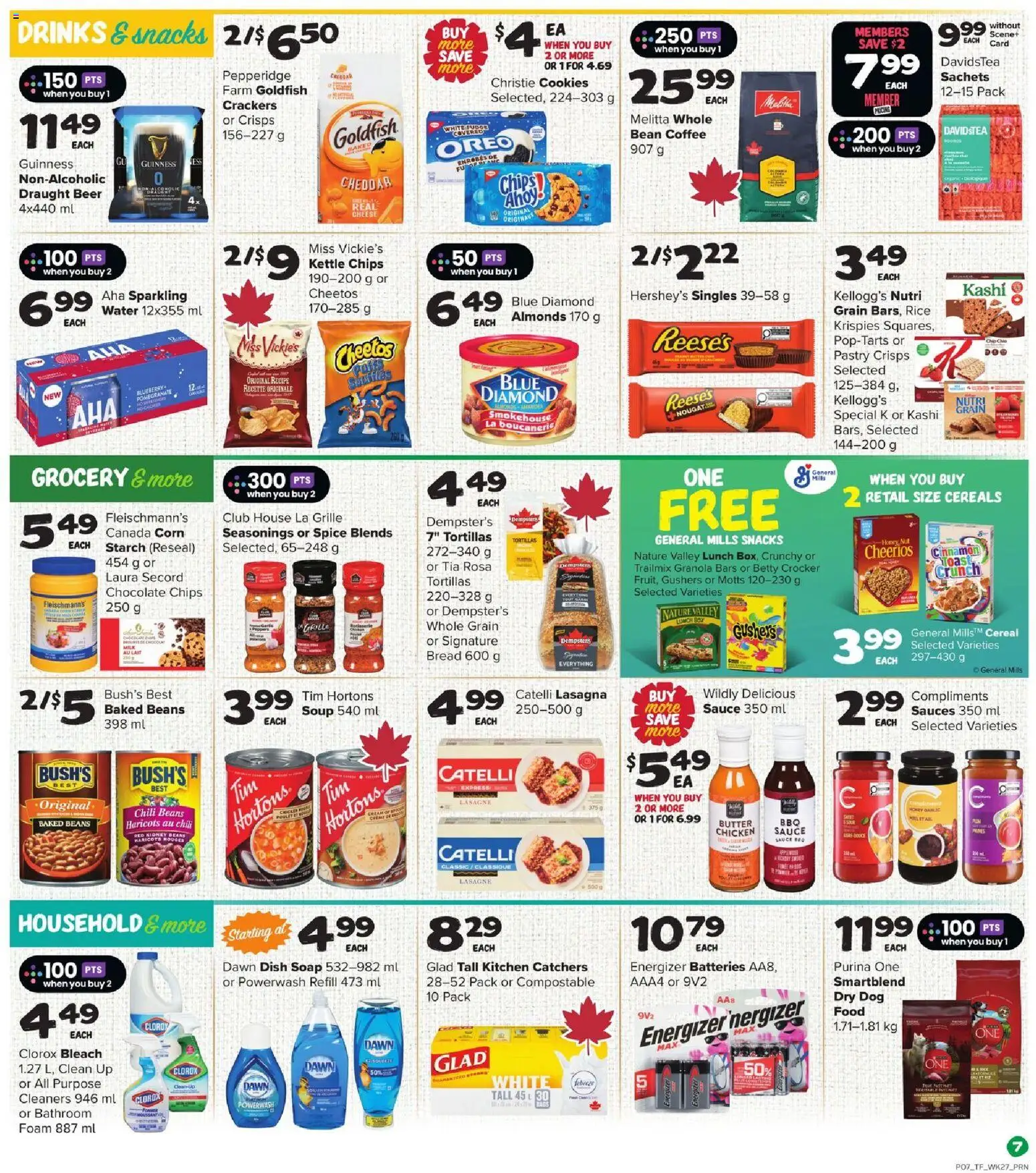 Thrifty Foods flyer valid from 30.10.2025 | Page: 8 | Products: Chips, Cookies, Kettle, Coffee
